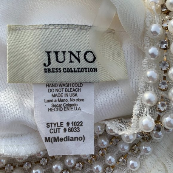 Juno Dress Collectio Ivory Lace Evening Gown - Picture 9 of 11